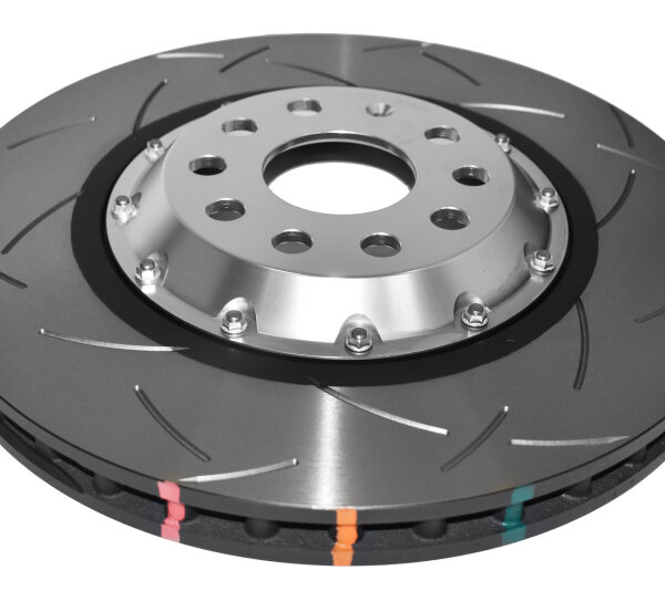 DBA 12-13 Volkswagen Golf R 2.0L Front 5000 Series Slotted Rotor w/Silver Hat