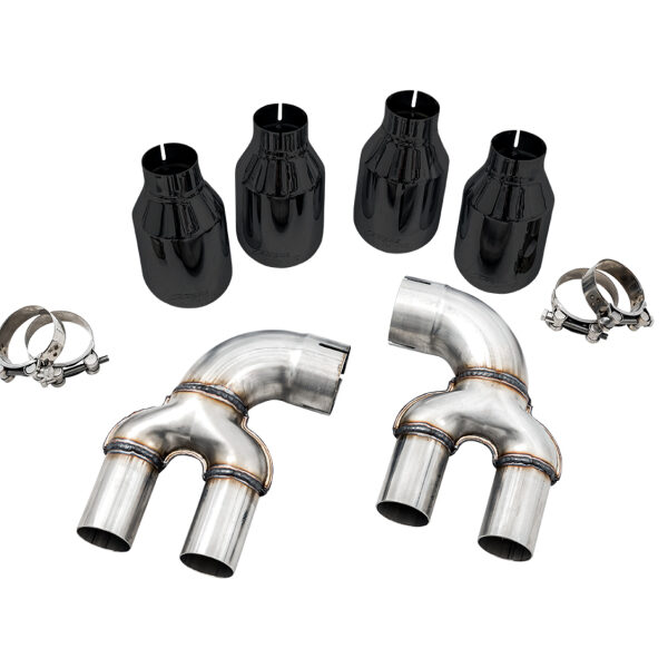 AWE Tuning 2019+ BMW M340i (G20) OE-Config-To-Quad Tip Conversion Kit - Diamond Black Tip