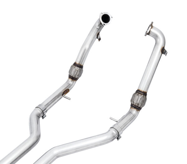 AWE Tuning Audi B9 S4 Track Edition Exhaust - Non-Resonated (Silver 102mm Tips)