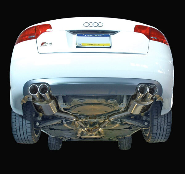 AWE Tuning Audi B7 S4 Track Edition Exhaust - Polished Silver Tips