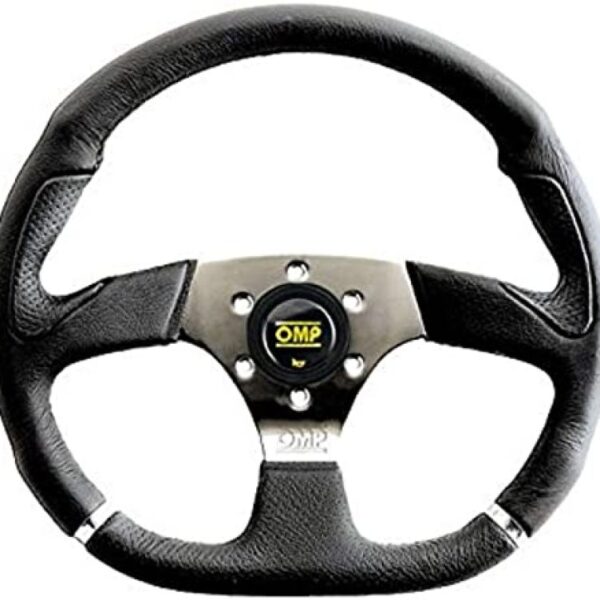 OMP Cromo Steering Wheel w/ 3 Steel Spokes Supplied