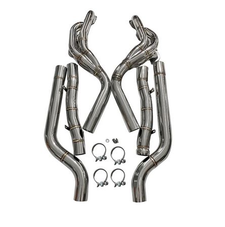 Untd. Performance Exhaust Manifold (Long tube Headers) + Mid-Pipe - Mercedes-Benz C63 6.2L AMG W204 M156