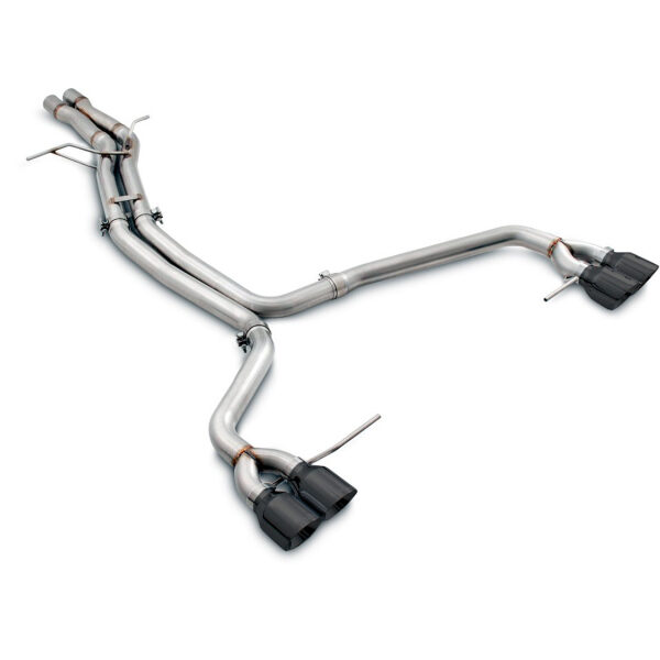 AWE Tuning Porsche Macan Touring Edition Exhaust System - Diamond Black 102mm Tips