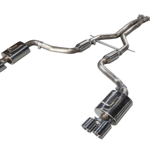 AWE Tuning Porsche Panamera S/4S Touring Edition Exhaust System - Polished Silver Tips