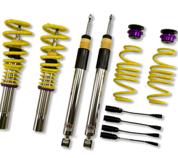 KW Coilover Kit V2 Audi A4 S4 (8K/B8) w/ electronic dampening controlSedan FWD + Quattro