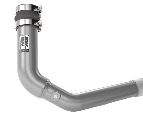 K&N 22-23 Subaru WRX 2.4L H4 Aluminum Charge Pipe Kit - Gunmetal Gray