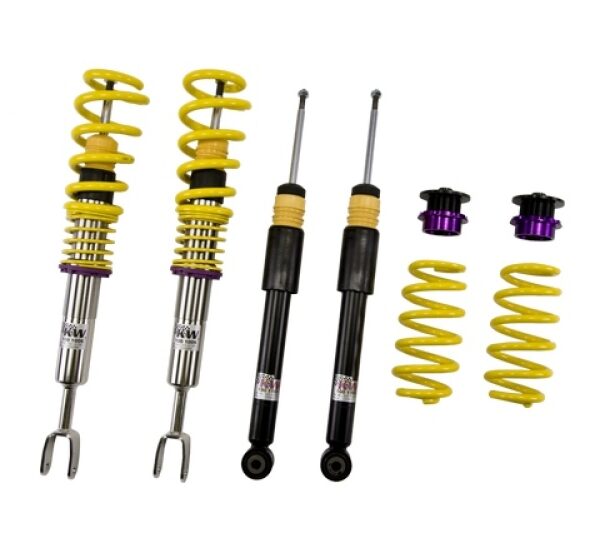KW Coilover Kit V1 Audi A4 (8D/B5) Sedan + Avant; FWD; all enginesVIN# up to 8D*X199999