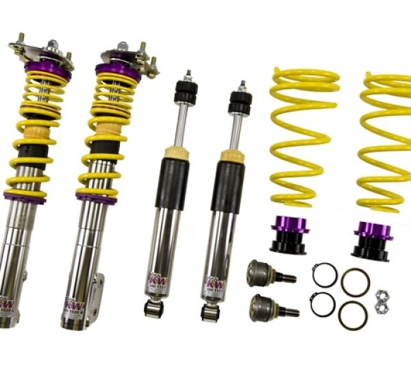 KW Coilover Kit V1 Ford Mustang incl. GT and Cobra; front and rear coilovers