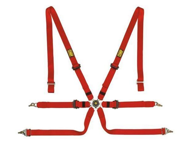 OMP Safety Harness One 2In Pull Down- Black (Fia 8853-2016)