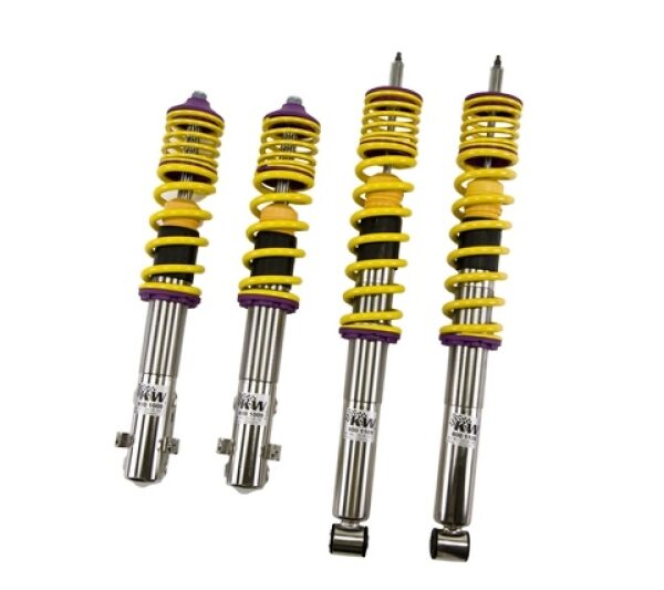 KW Coilover Kit V1 VW Golf III / Jetta III (1HXO); all incl. Cabrio (-02); 2WD; all engines