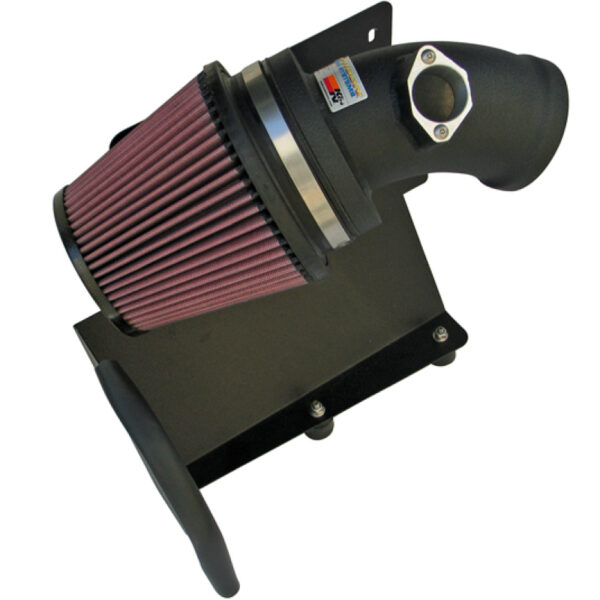 K&N 01-05 BMW M3 E46 Wrinkle Black Typhoon Short Ram Intake