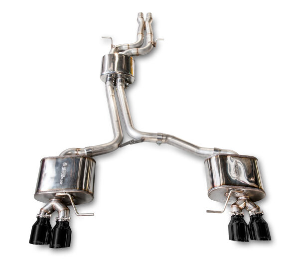 AWE Tuning Audi 8R SQ5 Touring Edition Exhaust - Quad Outlet Diamond Black Tips
