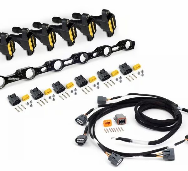 Haltech Toyota JZ R35 Coil Conversion Kit w/Bracket Coils Connectors & Harness (1JZ/1JZ VVT/2JZ)