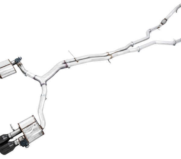 AWE Tuning Audi B9 S5 Sportback SwitchPath Exhaust - Non-Resonated (Black 102mm Tips)