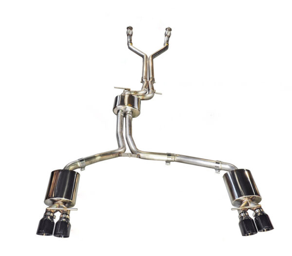 AWE Tuning Audi C7 / C7.5 S6 4.0T Touring Edition Exhaust - Polished Silver Tips