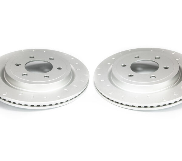 Alcon 2010+ Ford F-150 336x24mm Rear Slotted Rotor Kit w/ Electric Park Brake