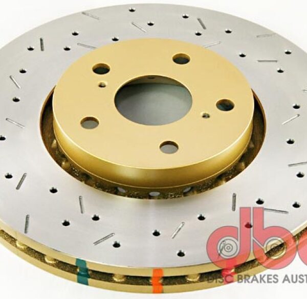 DBA 04-06 Lexus RX330 Front 4000 Series Drilled & Slotted Rotor