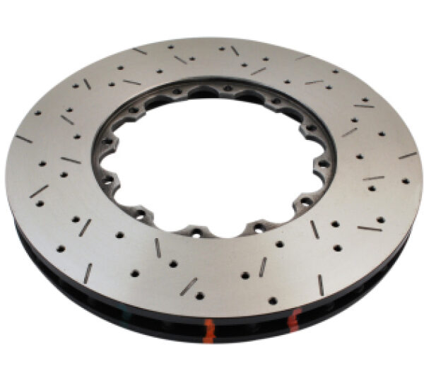 DBA 07-13 BMW 335i Front 5000 Series Drilled & Slotted Ring