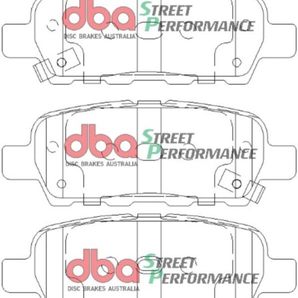 DBA 07-13 Nissan Sentra SP500 Rear Brake Pads