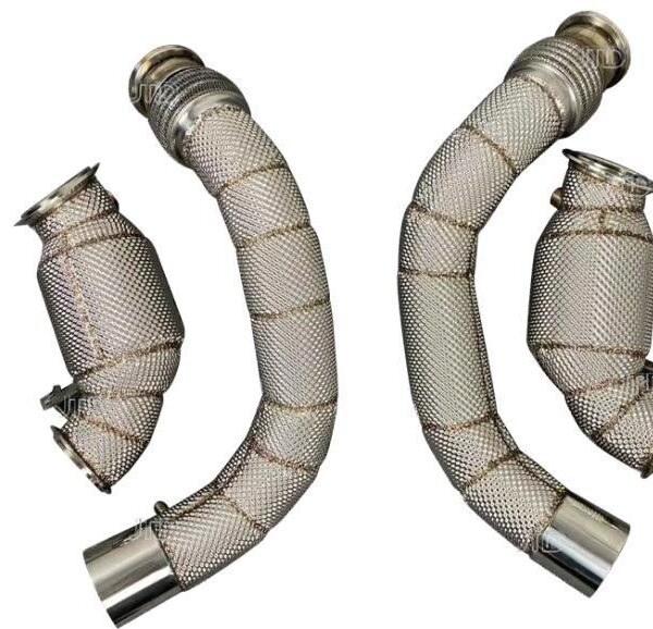 Untd. Performance Catted Downpipe - BMW M5 M8 F90/F91/F92/F93 2017-2021 S63 W/ Heat Shield -SS 304