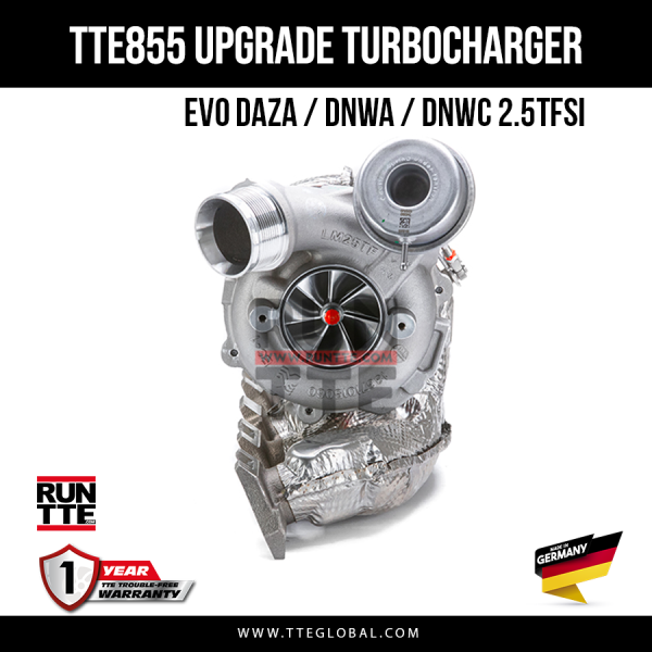TTE855 6663 EVO DAZA / DNWA / DNWC 2.5TFSI UPGRADE TURBOCHARGER