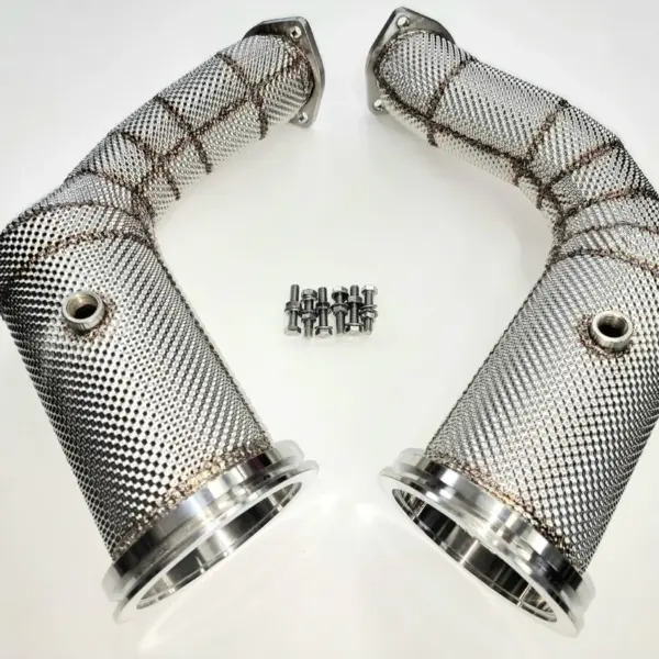 Untd. Performance Catless Downpipe W/Out OPF W/ Heat Shield - Audi SQ8 / RSQ8 - Lamborghini Urus 4.0T