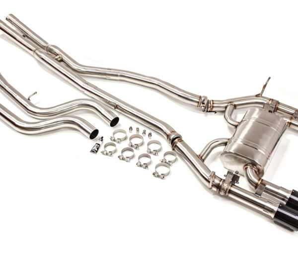 VR Performance BMW M3/M4 F8x Stainless Valvetronic Exhaust System with Carbon Tips