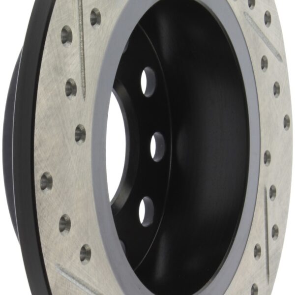 StopTech 11-17 Volkswagen Jetta /Golf / Golf GTI Slotted & Drilled Rear Left Rotor