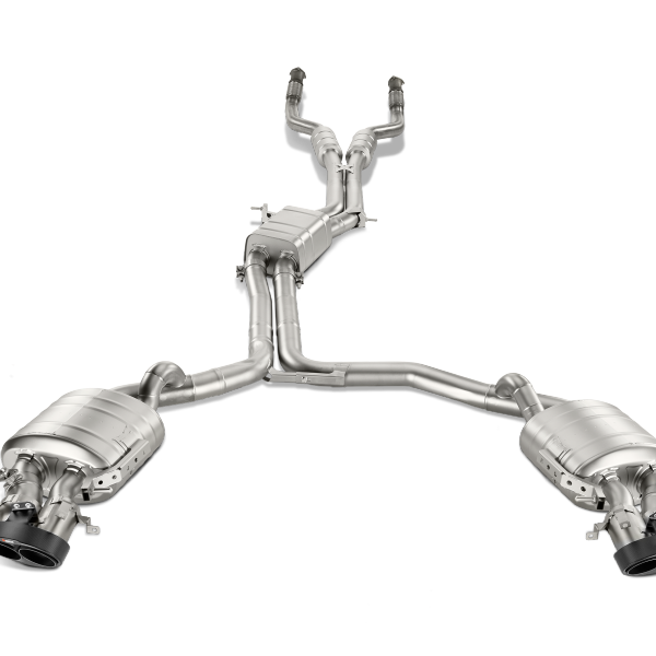 Akrapovic 14-17 Audi RS7 Sportback (C7) Evolution Line Cat Back (Titanium) w/ Carbon Tips