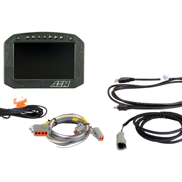 AEM CD-5G Carbon Flush Digital Dash Display w/ Internal 20Hz GPS & Antenna