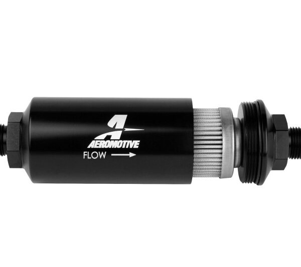 Aeromotive In-Line Filter - (AN -08 Male) 100 Micron Stainless Steel Element