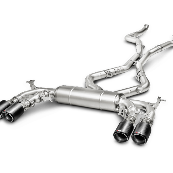 Akrapovic 15-17 BMW X5M (F85) Evolution Line Cat Back (Titanium) w/ Carbon Tips