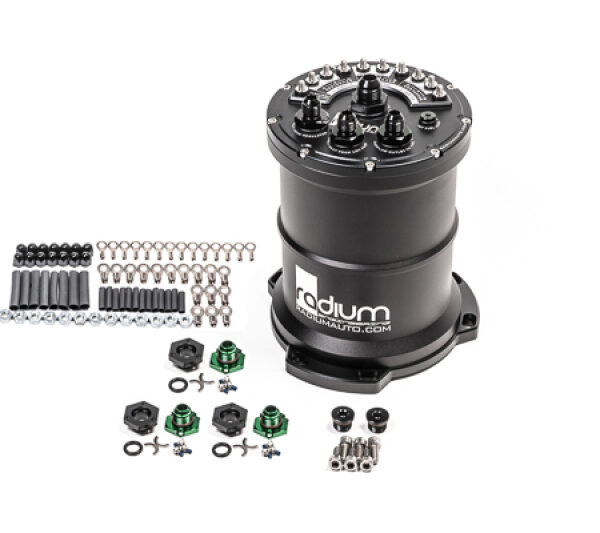 Radium Multi-Pump Fuel Surge Tank Fits Bosch BR540 / Deatschwerks DW400 (Pumps Not Included)