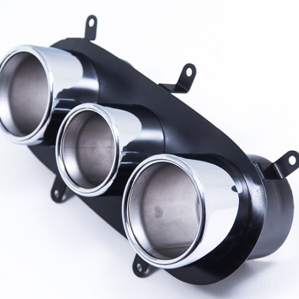 VR Performance 10-15 Ferrari 458 Italia Polished Exhaust Triple Tip