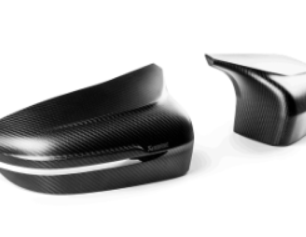 Akrapovic 2018+ BMW M5 (F90) / 2020 BMW M8 (F91/F92) Carbon Fiber Mirror Cap Set - Matte