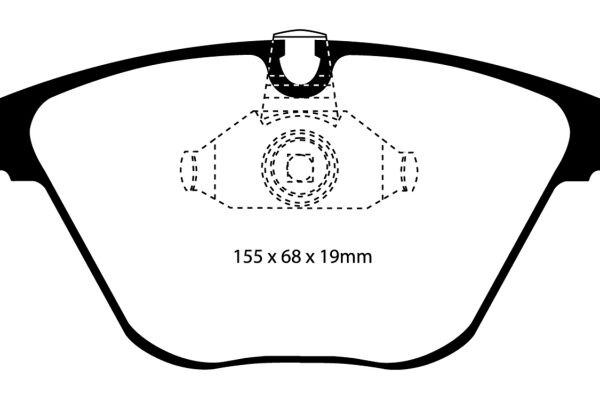 EBC 08-10 BMW M3 4.0 (E90) Bluestuff Front Brake Pads