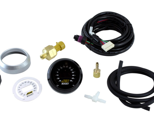 AEM 52mm Boost Digital Gauge -30-50psi