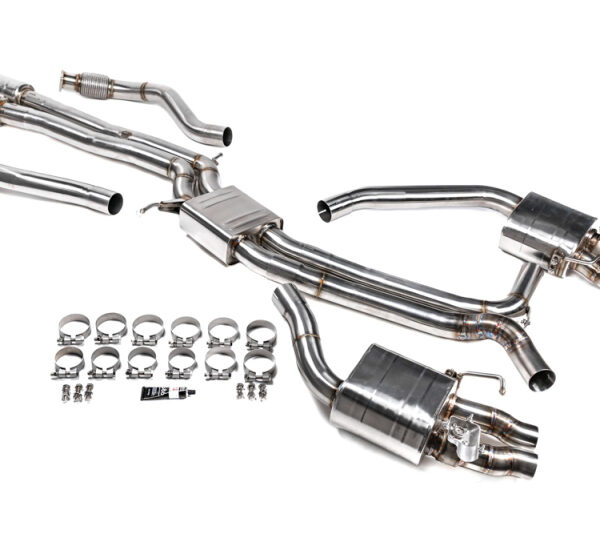 VR Performance Audi RS7/RS6 Stainless Valvetronic Exhaust System with Carbon Tips
