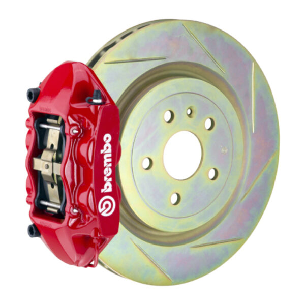 Brembo 08-13 C30 Front GT BBK 4 Piston Cast 336 x28 1pc Rotor Slotted Type-1-Red