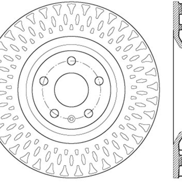StopTech Slotted & Drilled Sport Brake Rotor