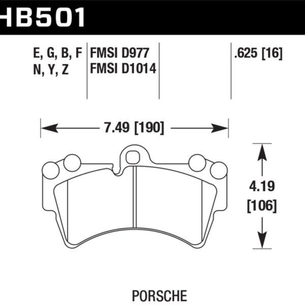 Hawk 07-15 Audi Q7 Base / Premium HP+ Compound Front Brake Pads