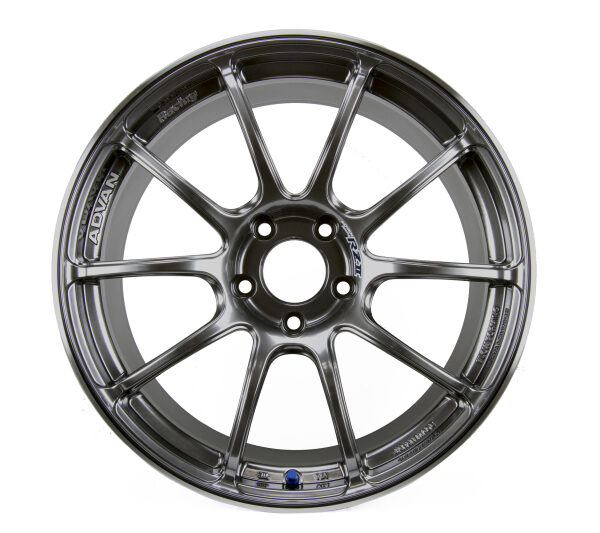 Advan RZII 18x9.5 +45 5-114.3 Racing Hyper Black Wheel