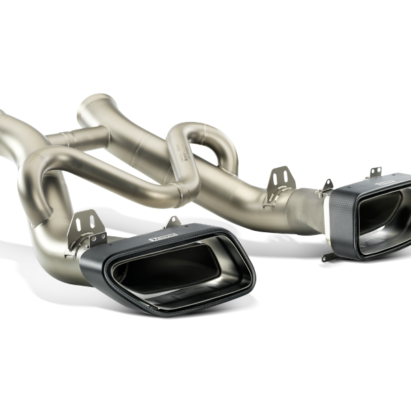 Akrapovic 12-14 McLaren 12C/12C Spyder Slip-On Line (Titanium) w/ Carbon Tips