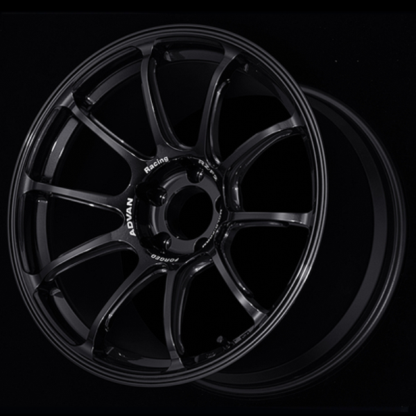 Advan RZ-F2 18x9 +45 5-114.3 Racing Titanium Black Wheel