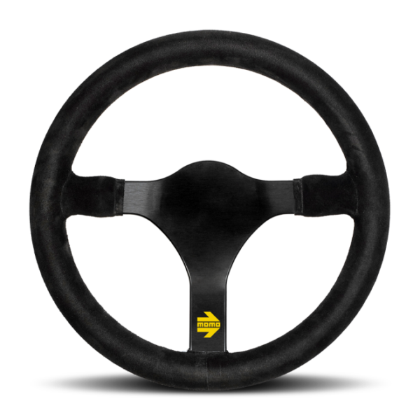 Momo MOD31 Steering Wheel 320 mm -  Black Suede/Black Spokes