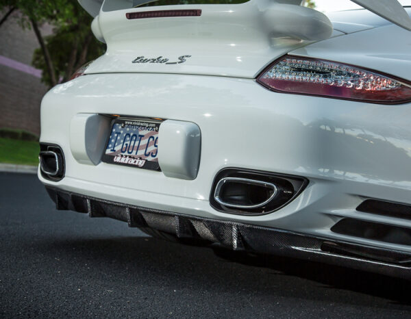 VR Aero 07-13 Porsche 997 Turbo Carbon Fiber Strake Diffuser