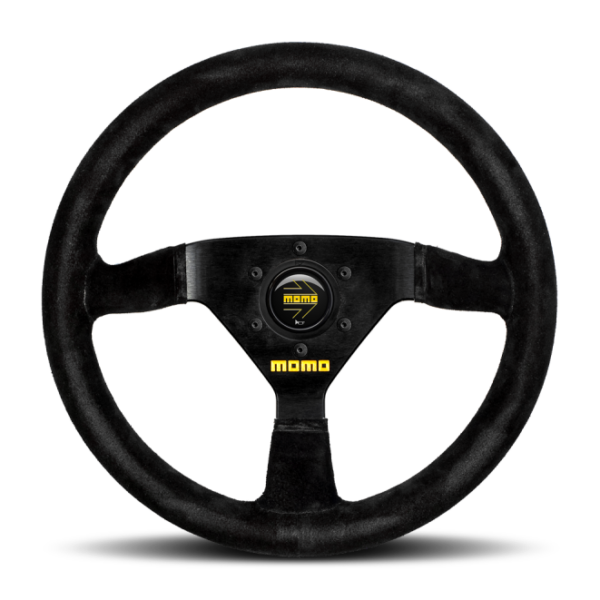 Momo MOD69 Steering Wheel 350 mm -  Black Suede/Black Spokes