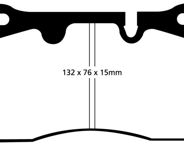 EBC 04-12 Aston Martin DB9 5.9 Redstuff Front Brake Pads