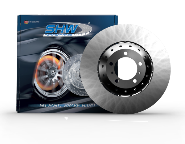 SHW 19-21 Porsche Cayenne S 2.9L w/19in Wheels/NAO Pads Left Frt Smooth LW Brake Rotor (9Y0615301Q)