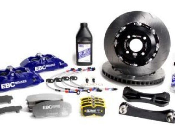 EBC Racing 12-19 BMW 3-Series (F30/F31/F34) Blue Apollo-4 Calipers 355mm Rotors Front Big Brake Kit